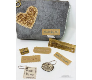 Stickserie - 95 Handmade Tags Labels